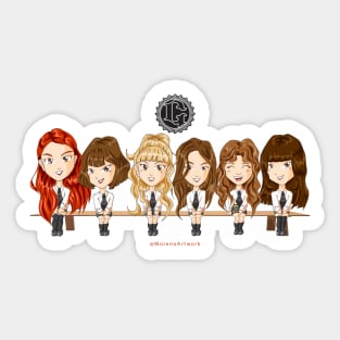 Anime Kpop GFRIEND Sticker